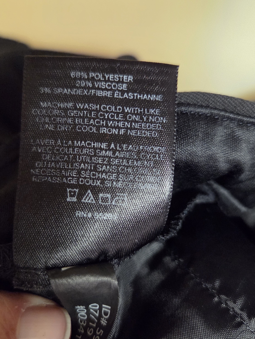 Express Black Boot Cut Dress Pants. #0274 - Picture 9 of 9